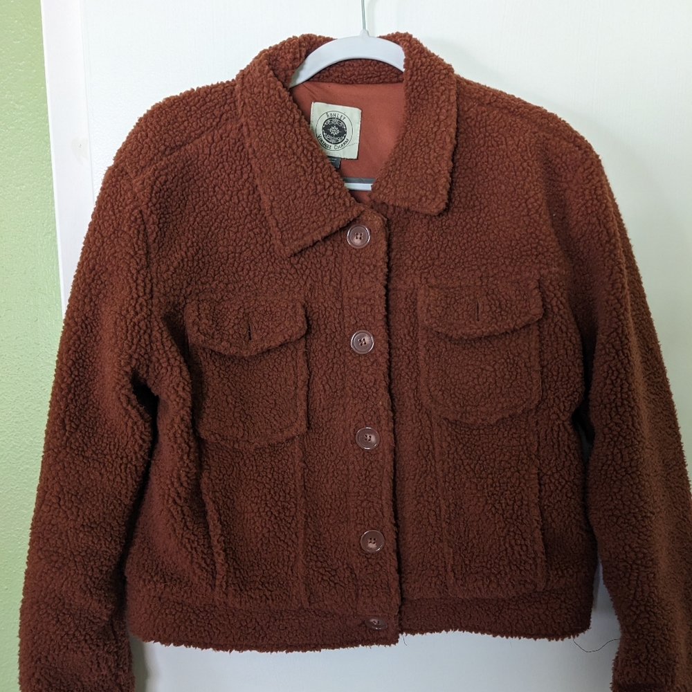 Ashley Vintage Charm Sherpa jacket, Size L